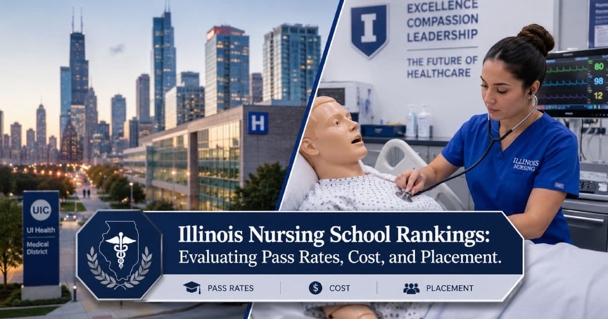Best Nursing Schools in Illinois: Rankings, Cost & NCLEX Rates
