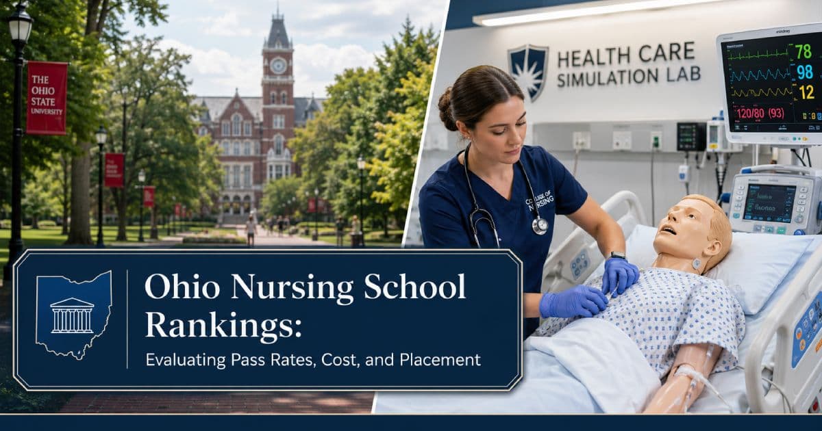 Best Nursing Schools in Ohio: Rankings, Cost & NCLEX Rates
