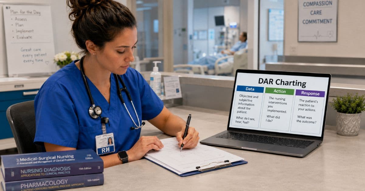DAR Charting for Nurses: Examples and Template