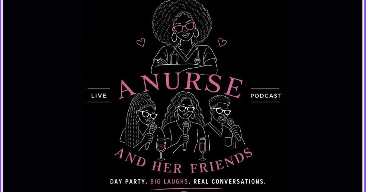 A Nurse and Her Friends live podcast day party event in Philadelphia